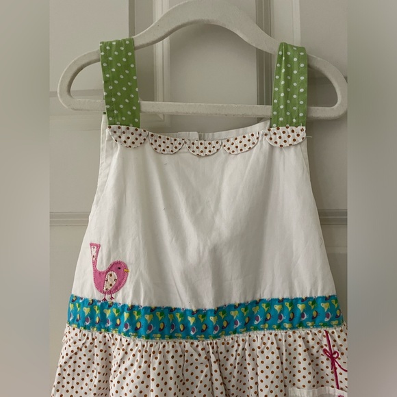 Adorable Powell Craft of England  girls  sundress, patchwork -size 4-5yr - Picture 6 of 7